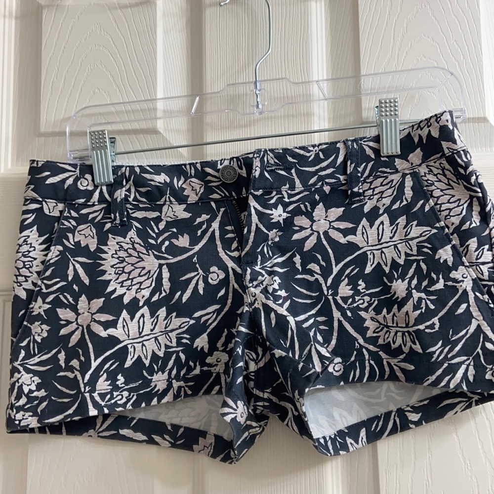 Volcom Navy Floral Shorts